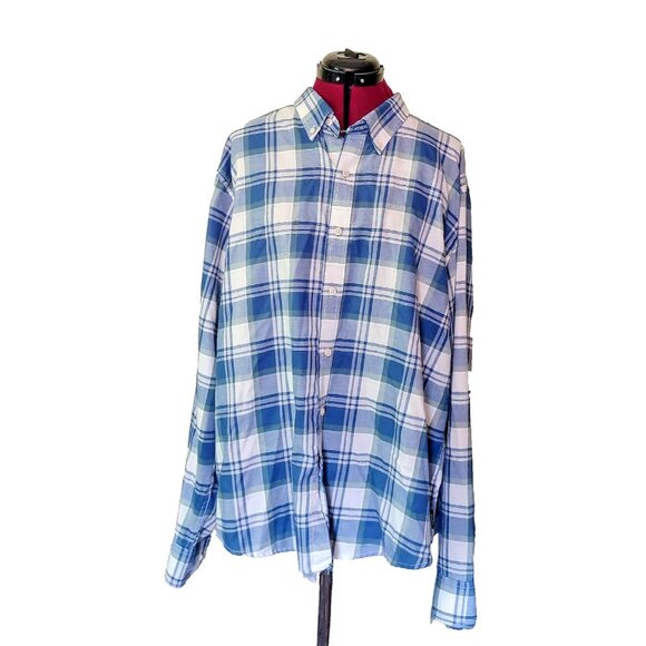 IZOD Saltwater Relaxed Classics Button Down Shirt Multicolor Size XXL Slim Fit - Picture 1 of 7